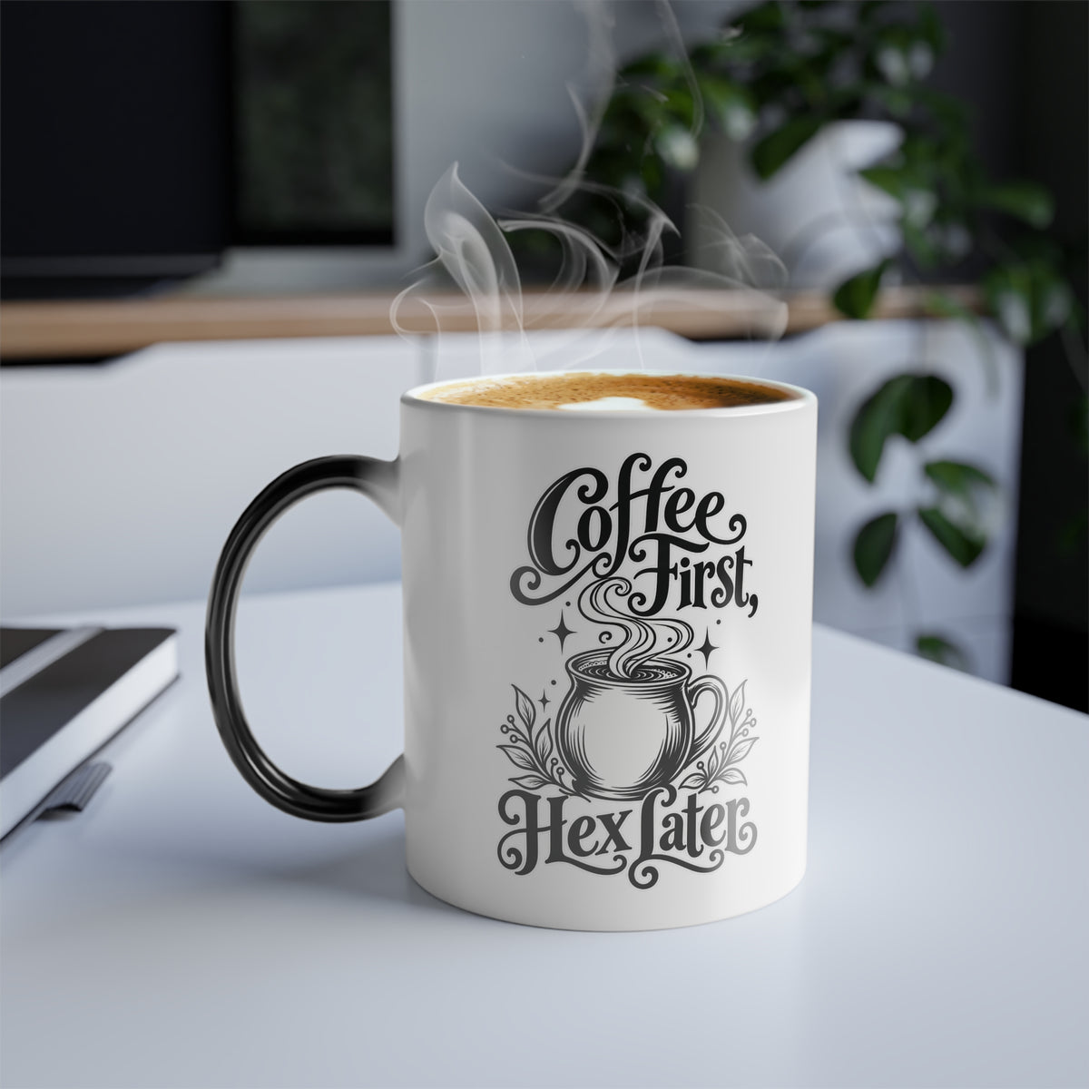 Coffee Now Hex Later Color-Changing Mug