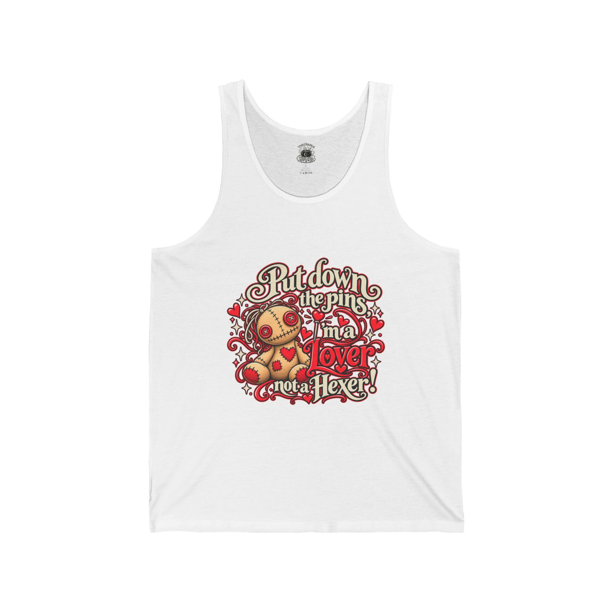 My Name Is Poppet Teddy Bear Love Jersey Tank