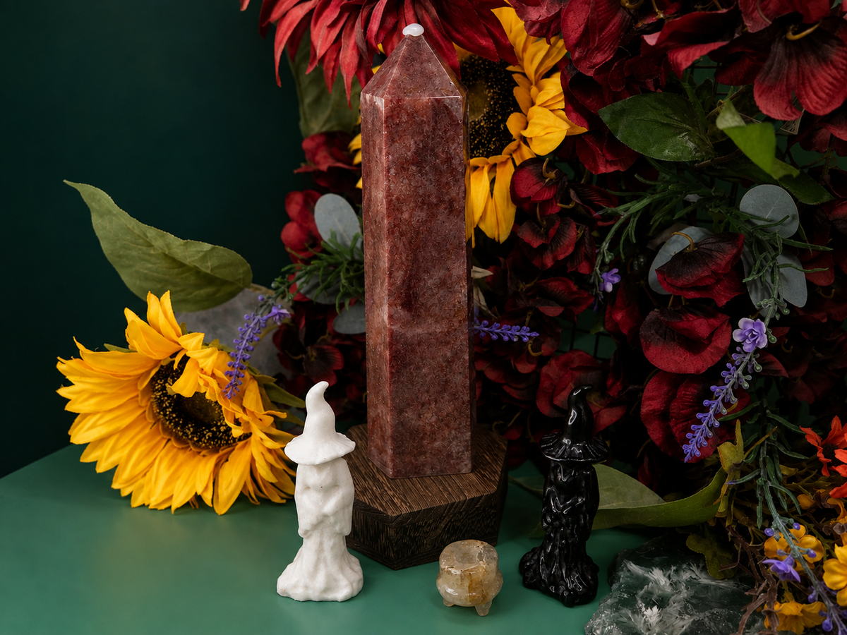Strawberry Quartz Tower