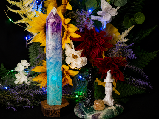 Rainbow Fluorite Tower